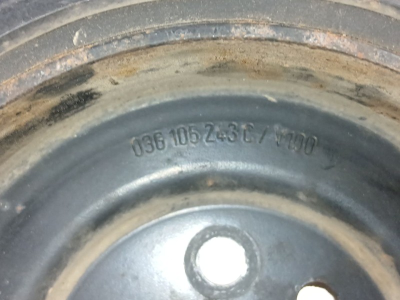 Recambio de polea cigueñal para volkswagen passat b6 variant (3c5) 2.0 tdi referencia OEM IAM 03G105243C  
