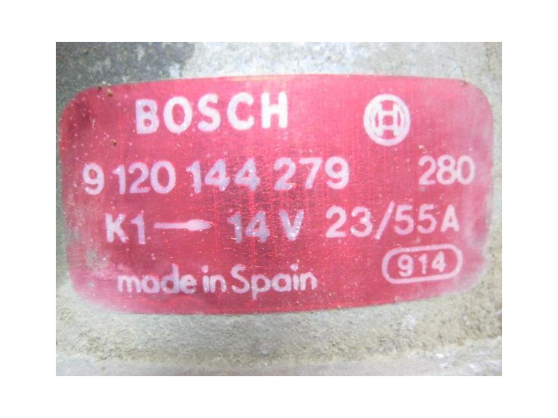 Recambio de alternador : seat malaga : 1.5 g -021a2000 4p [1987] para seat malaga 1.5 g -021a2000 referencia OEM IAM BOSCH  