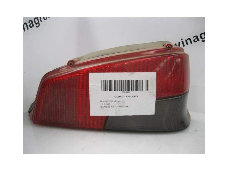 Recambio de piloto trasero derecho para peugeot 106 1.1 g-hdz referencia OEM IAM   