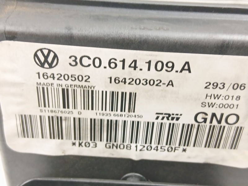Recambio de abs para volkswagen passat b6 variant (3c5) 2.0 tdi referencia OEM IAM 3C0614109A  