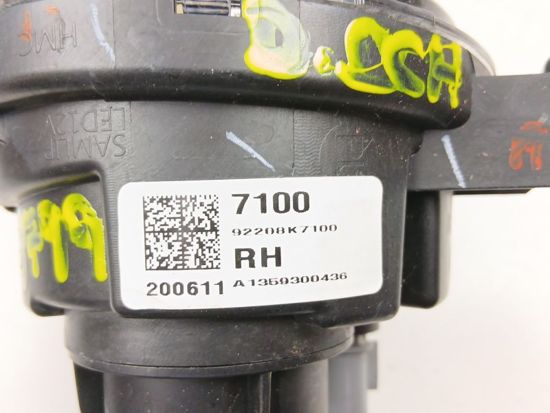 Recambio de antiniebla derecho para hyundai i10 iii (ac3, ai3) 1.0 mpi referencia OEM IAM 92208K7100  