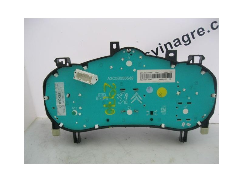 Recambio de cuadro instrumentos : peugeot 207 : 1.4 g -kfu (88,4cv) 5p [2006] para peugeot 207 1.4 g -kfu referencia OEM IAM A2C