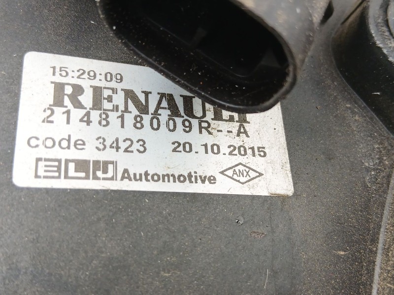 Recambio de electroventilador para renault captur i (j5_, h5_) 1.2 tce 120 referencia OEM IAM 214818009R  
