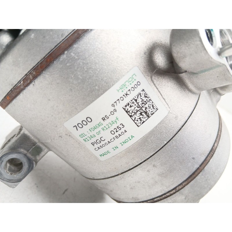 Recambio de compresor aire acondicionado para hyundai i10 iii (ac3, ai3) 1.0 mpi referencia OEM IAM 97701K7000  