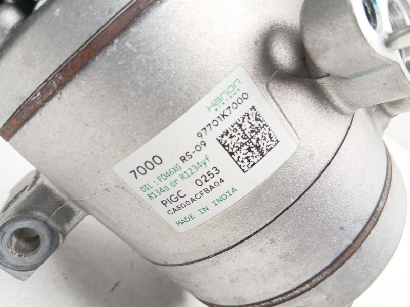 Recambio de compresor aire acondicionado para hyundai i10 iii (ac3, ai3) 1.0 mpi referencia OEM IAM 97701K7000  