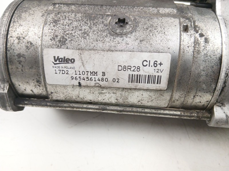Recambio de motor arranque para peugeot 5008 (0u_, 0e_) 2.0 hdi referencia OEM IAM 9654561480 D8R28 