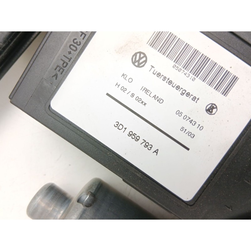 Recambio de elevalunas delantero izquierdo para volkswagen touareg (7la, 7l6, 7l7) 2.5 r5 tdi referencia OEM IAM 3D1959793A  