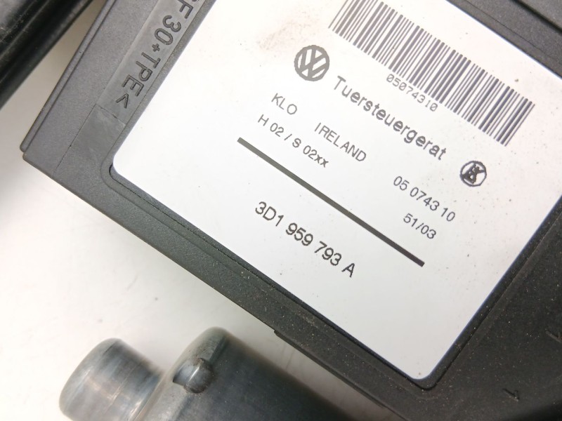 Recambio de elevalunas delantero izquierdo para volkswagen touareg (7la, 7l6, 7l7) 2.5 r5 tdi referencia OEM IAM 3D1959793A  