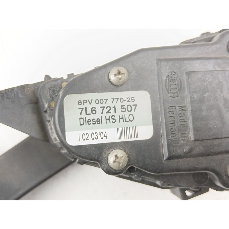 Recambio de potenciometro aceleracion para volkswagen touareg (7la, 7l6, 7l7) 2.5 r5 tdi referencia OEM IAM 7L6721507 6PV0077702