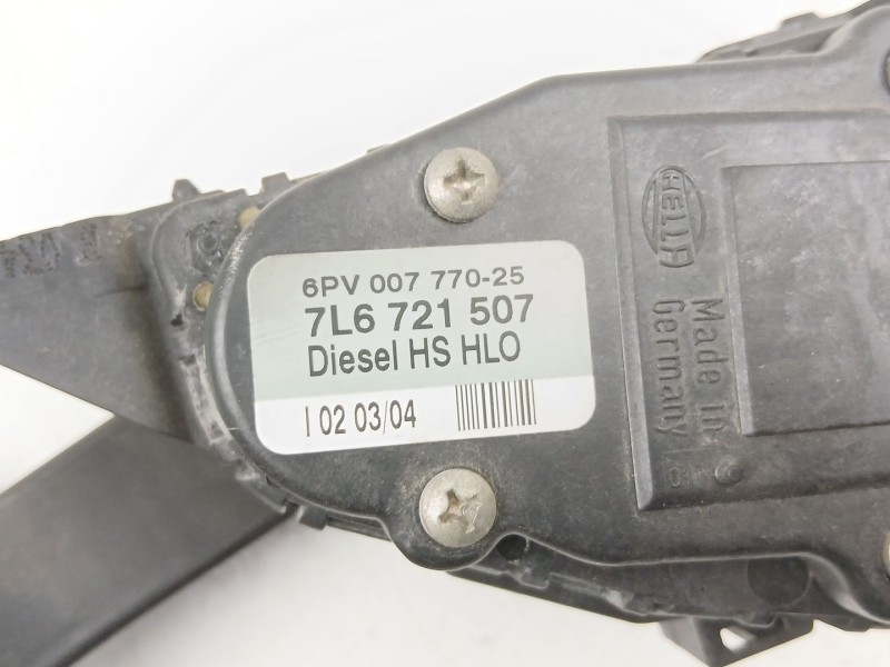 Recambio de potenciometro aceleracion para volkswagen touareg (7la, 7l6, 7l7) 2.5 r5 tdi referencia OEM IAM 7L6721507 6PV0077702