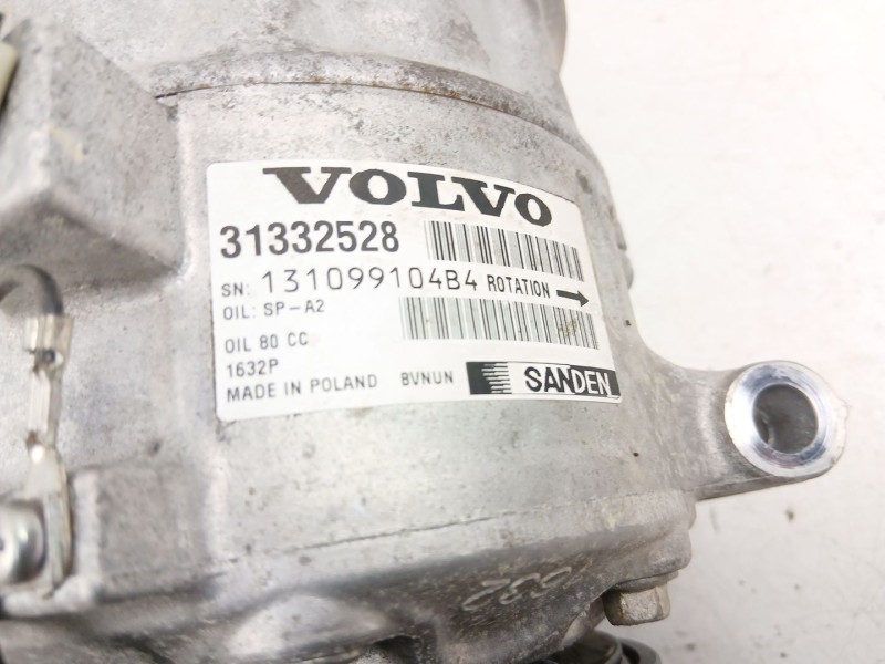 Recambio de compresor aire acondicionado para volvo s60 ii (134) d4 referencia OEM IAM 31332528  