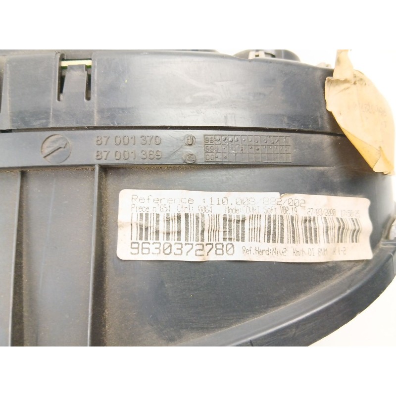 Recambio de cuadro instrumentos para peugeot 406 (8b) 2.0 hdi 110 referencia OEM IAM 9630372780   Recambio de cuadro instrumentos para peugeot 406 (8b) 2.0 hdi 110 referencia OEM IAM 9630372780