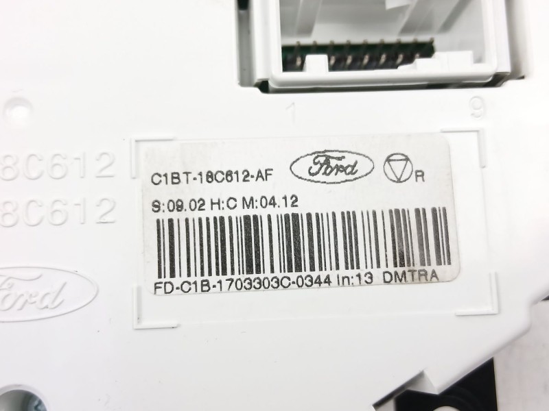 Recambio de mandos calefaccion aire para ford fiesta vi (cb1, ccn) 1.5 tdci referencia OEM IAM C1BT18C612AF  