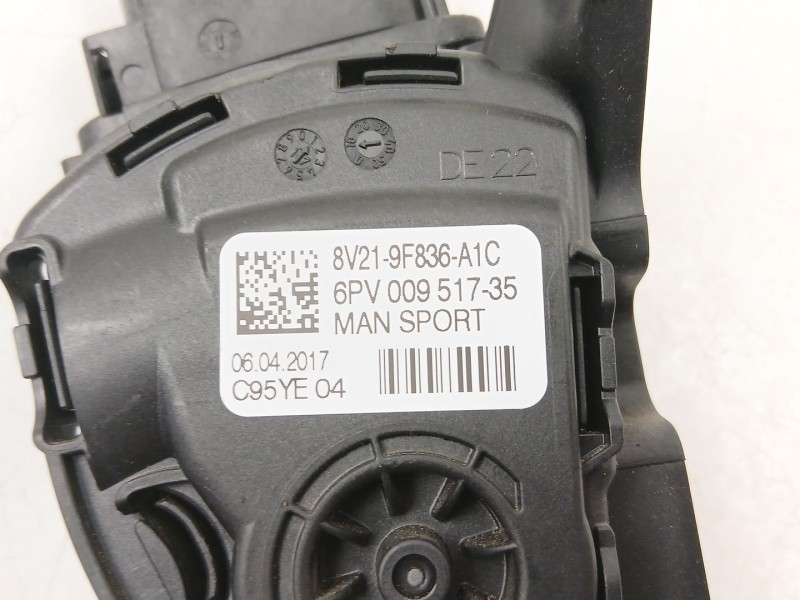 Recambio de potenciometro aceleracion para ford fiesta vi (cb1, ccn) 1.5 tdci referencia OEM IAM 8V219F836A1C 6PV00951735 