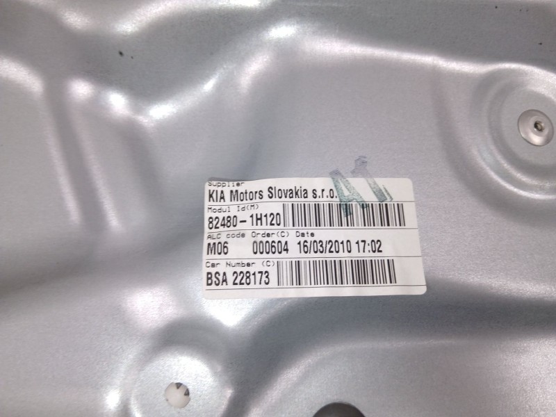 Recambio de elevalunas delantero derecho para kia cee´d hatchback (ed) 1.4 cvvt referencia OEM IAM 824801H120  