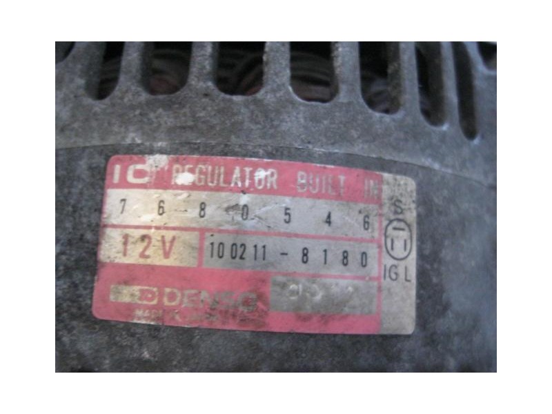 Recambio de alternador : fiat cinquecento : 0.9 g -1170a1.046 (39,44cv) 3p [1995] para fiat cinquecento 0.9 g -1170a1.046 refere