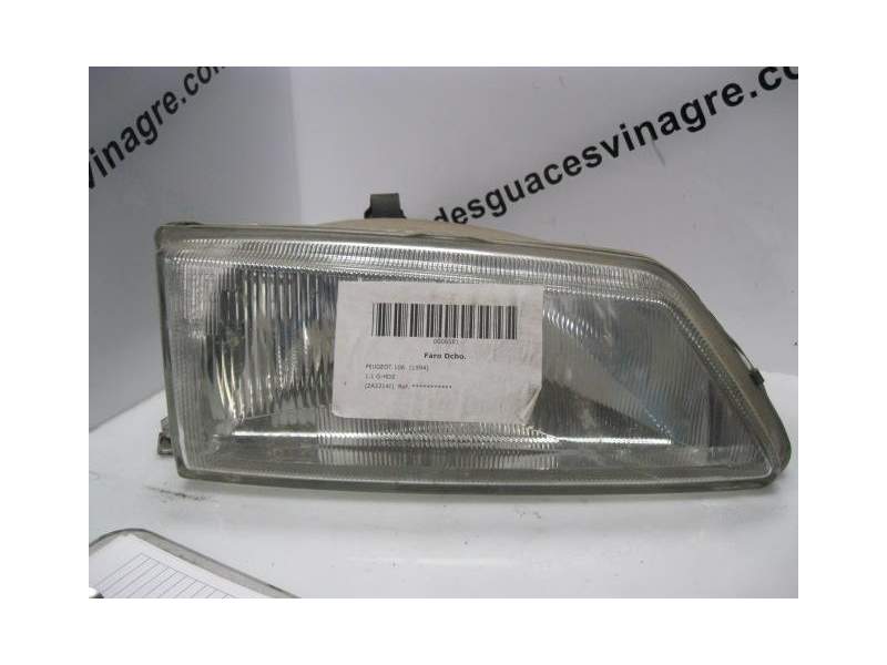 Recambio de faro derecho para peugeot 106 1.1 g-hdz referencia OEM IAM   