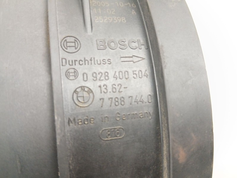 Recambio de caudalimetro para bmw 3 (e90) 320 d referencia OEM IAM 7788744 0928400504 