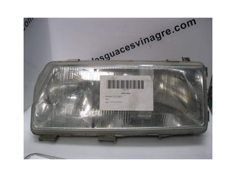 Recambio de faro izquierdo para renault 11 gtl referencia OEM IAM   