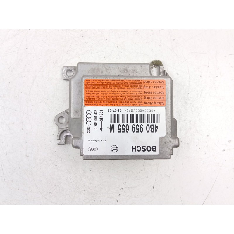 Recambio de centralita airbag para audi a6 c5 (4b2, 4b4) 2.4 referencia OEM IAM 4B0959655M 0285001432  Recambio de centralita airbag para audi a6 c5 (4b2, 4b4) 2.4 referencia OEM IAM 4B0959655M 0285001432