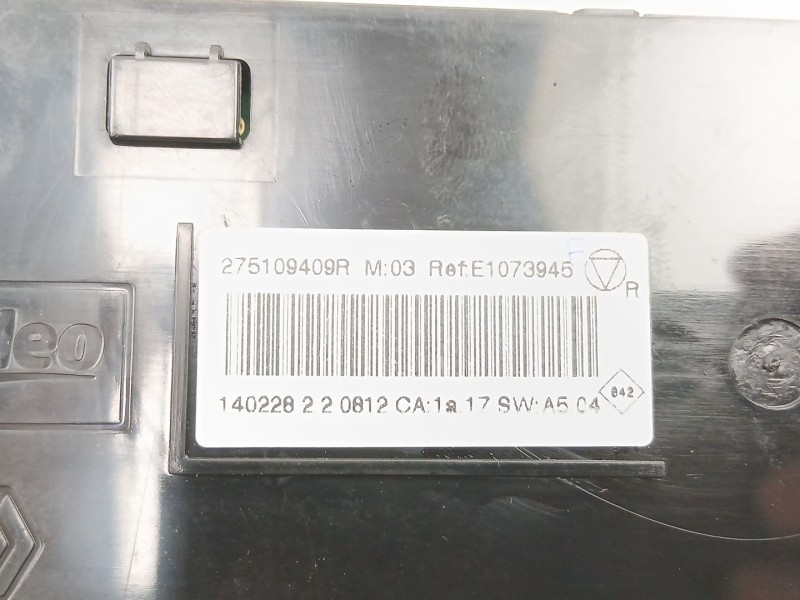 Recambio de mandos calefaccion aire para renault scénic iii (jz0/1_) 1.5 dci referencia OEM IAM 275109409R  