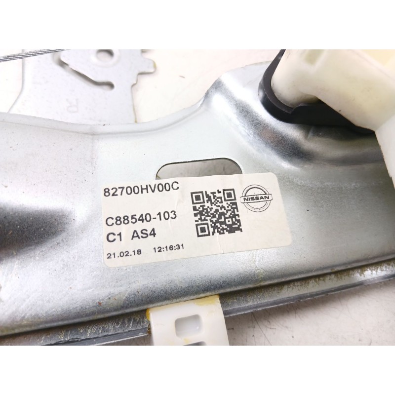 Recambio de elevalunas trasero derecho para nissan qashqai ii (j11, j11_) 1.2 dig-t referencia OEM IAM 82700HV00C  