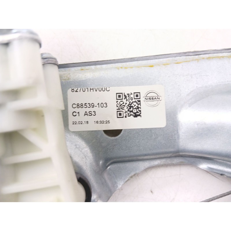 Recambio de elevalunas trasero izquierdo para nissan qashqai ii (j11, j11_) 1.2 dig-t referencia OEM IAM 82701HV00C  