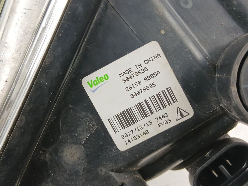 Recambio de antiniebla derecho para nissan qashqai ii (j11, j11_) 1.2 dig-t referencia OEM IAM 261508995A  
