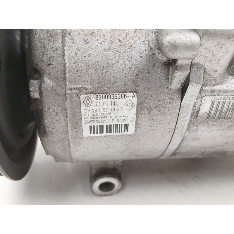 Recambio de compresor aire acondicionado para renault scénic iii (jz0/1_) 1.5 dci referencia OEM IAM 8200939386  