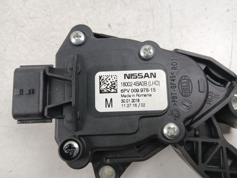 Recambio de potenciometro aceleracion para nissan qashqai ii (j11, j11_) 1.2 dig-t referencia OEM IAM 180024BA0B  6PV00997815