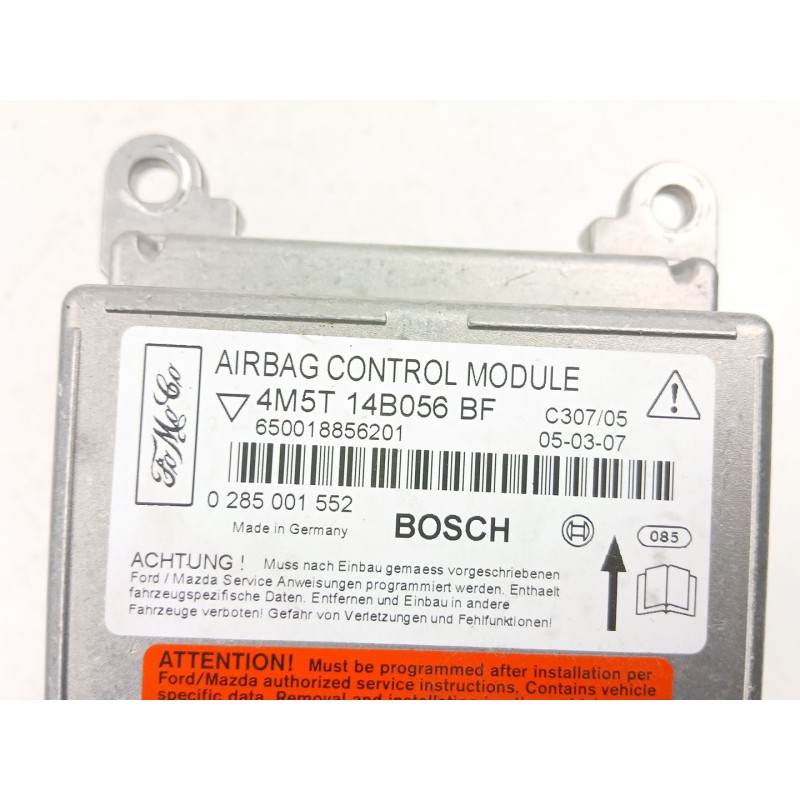 Recambio de centralita airbag para ford focus ii (da_, hcp, dp) 2.0 referencia OEM IAM 4M5T14B056BF  0285001552