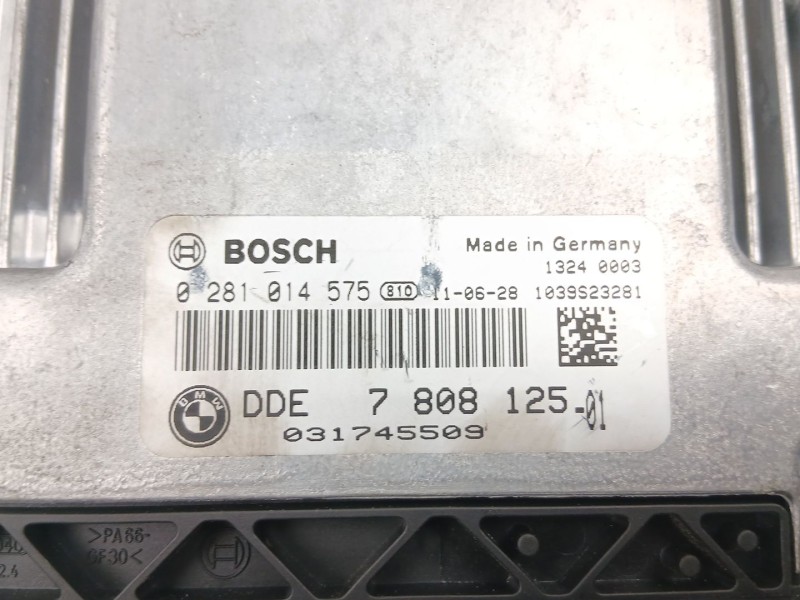 Recambio de centralita para bmw x3 (e83) 2.0 d referencia OEM IAM 7808125  0281014575