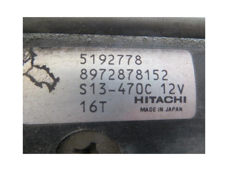 Recambio de motor arranque : saab 9-5 : 3.0 tid d308l 177cv 4p [2001] para saab  9-5 3.0 tid d308l 177cv referencia OEM IAM 5192