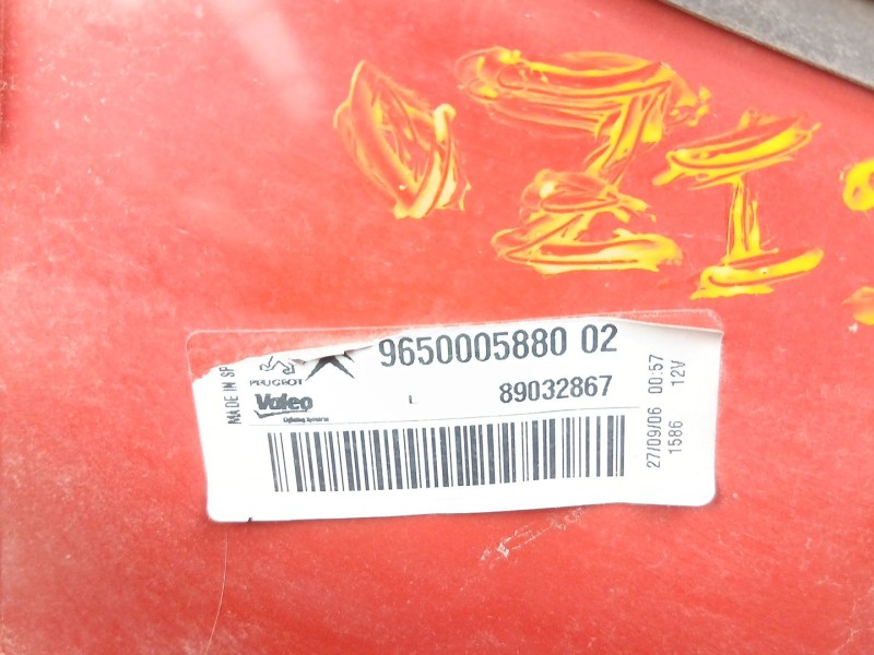 Recambio de piloto trasero izquierdo para citroën xsara picasso (n68) 1.6 hdi referencia OEM IAM 9650005880  