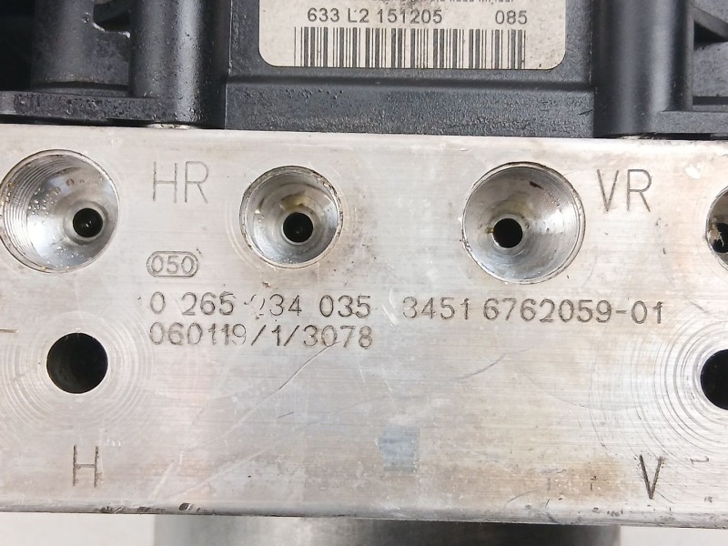 Recambio de abs para bmw x3 (e83) 2.0 d referencia OEM IAM 34516762059  0265234035