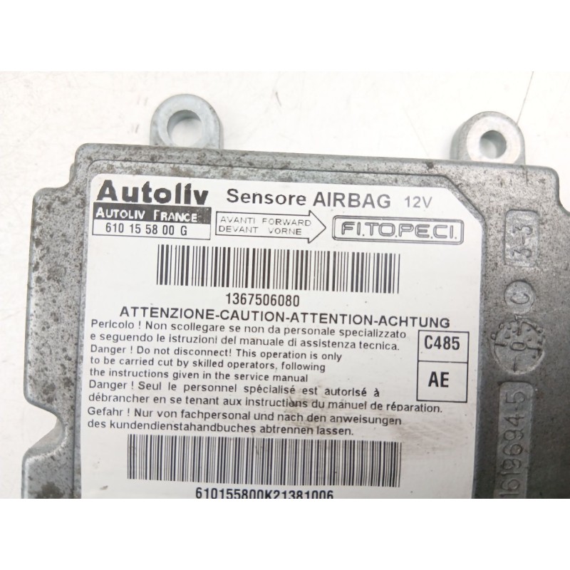 Recambio de centralita airbag para citroën nemo furgoneta/monovolumen (aa_) 1.4 hdi referencia OEM IAM 1367506080  610155800