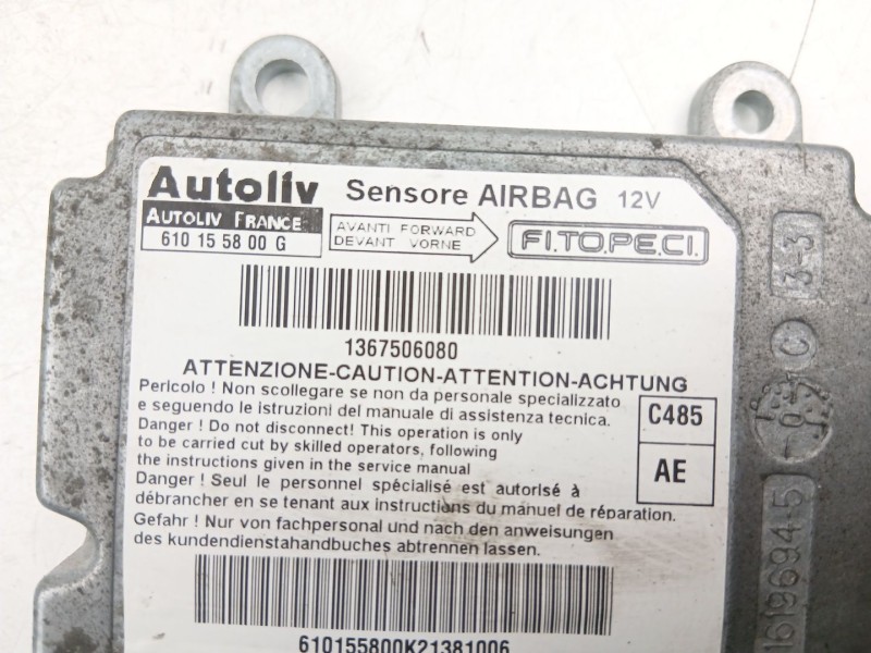 Recambio de centralita airbag para citroën nemo furgoneta/monovolumen (aa_) 1.4 hdi referencia OEM IAM 1367506080  610155800