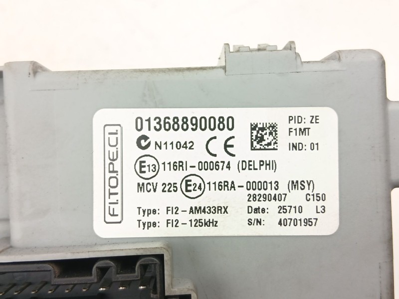 Recambio de bsi para citroën nemo furgoneta/monovolumen (aa_) 1.4 hdi referencia OEM IAM 1368890080 01368890080 