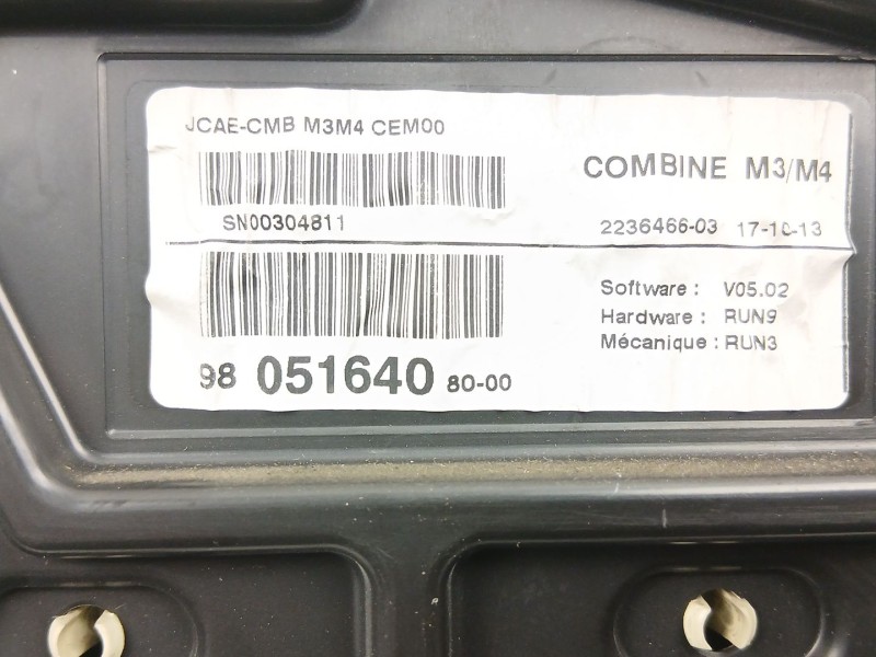Recambio de cuadro instrumentos para citroën c-elysee (dd_) 1.6 hdi 92 referencia OEM IAM 9805164080  