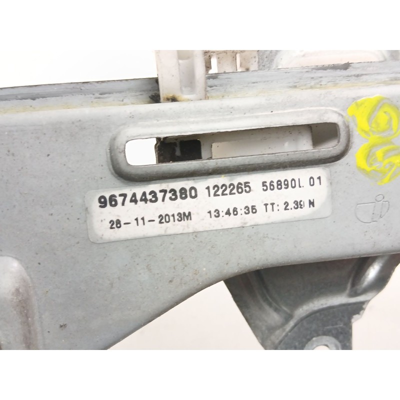 Recambio de elevalunas trasero izquierdo para citroën c-elysee (dd_) 1.6 hdi 92 referencia OEM IAM 9674437380  