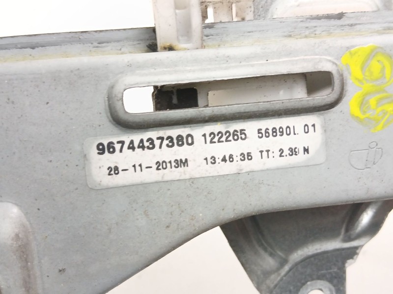 Recambio de elevalunas trasero izquierdo para citroën c-elysee (dd_) 1.6 hdi 92 referencia OEM IAM 9674437380  