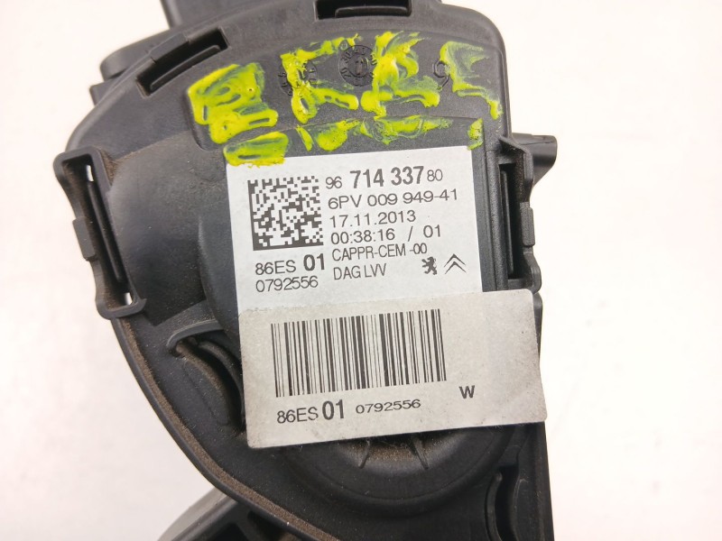 Recambio de potenciometro aceleracion para citroën c-elysee (dd_) 1.6 hdi 92 referencia OEM IAM 9671433780  6PV00994941