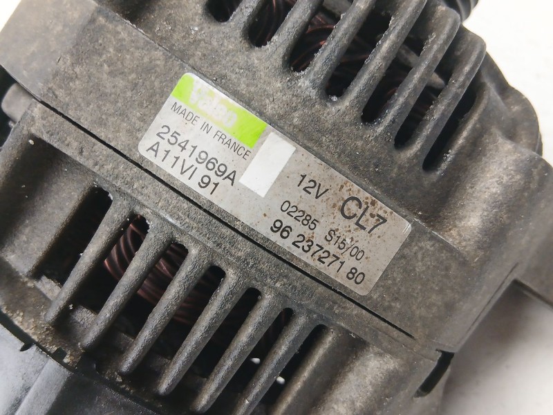 Recambio de alternador para peugeot partner caja/chasis (5_, g_) 1.9 d referencia OEM IAM 9623727180  A11VI91