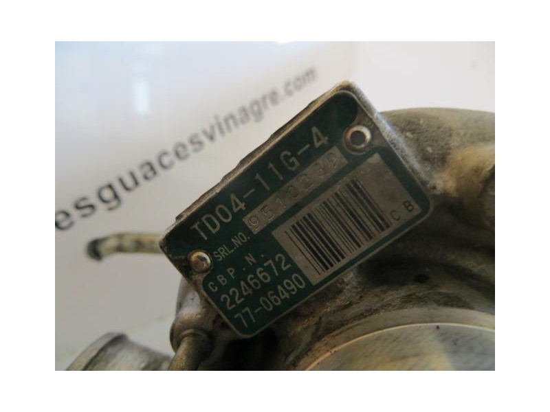 Recambio de turbo : opel omega : 2.5 -x25dt (130,56cv) 4p [2001] para opel omega 2.5 -x25dt referencia OEM IAM 224667277-06490  