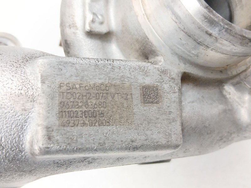 Recambio de turbo para citroën c-elysee (dd_) 1.6 hdi 92 referencia OEM IAM 9673283680  4937302003