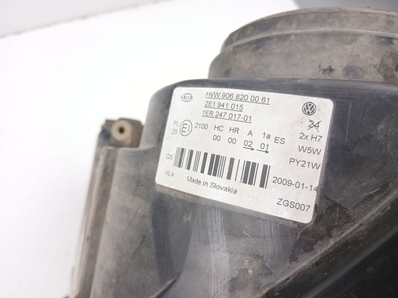 Recambio de faro izquierdo para volkswagen crafter 30-35 autobús (2e_) 2.5 tdi referencia OEM IAM 2E1941015  1ER24701701