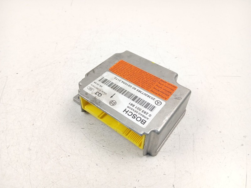 Recambio de centralita airbag para mercedes-benz c220 2.2 cdi referencia OEM IAM A2038207385  0285001881