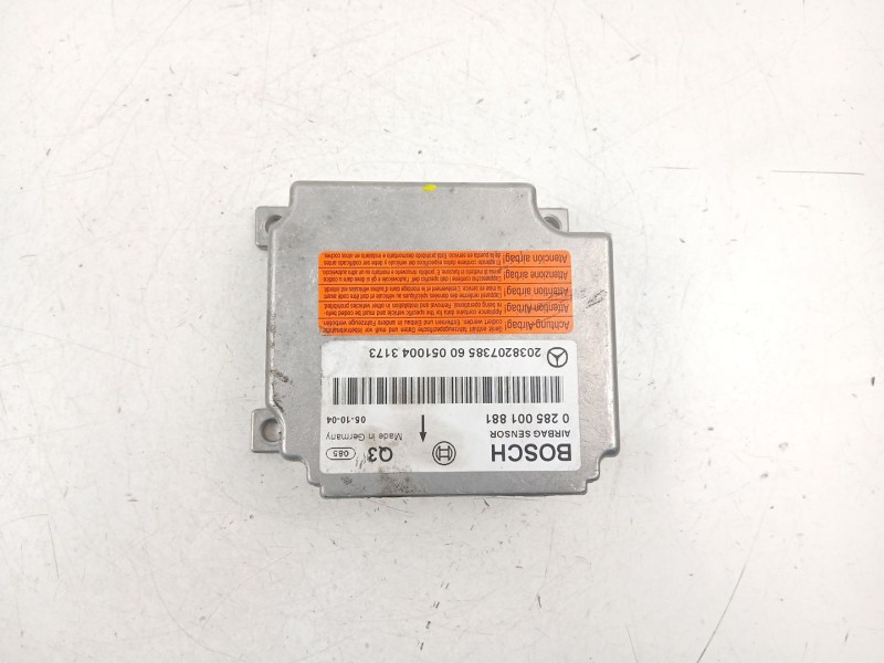 Recambio de centralita airbag para mercedes-benz c220 2.2 cdi referencia OEM IAM A2038207385  0285001881
