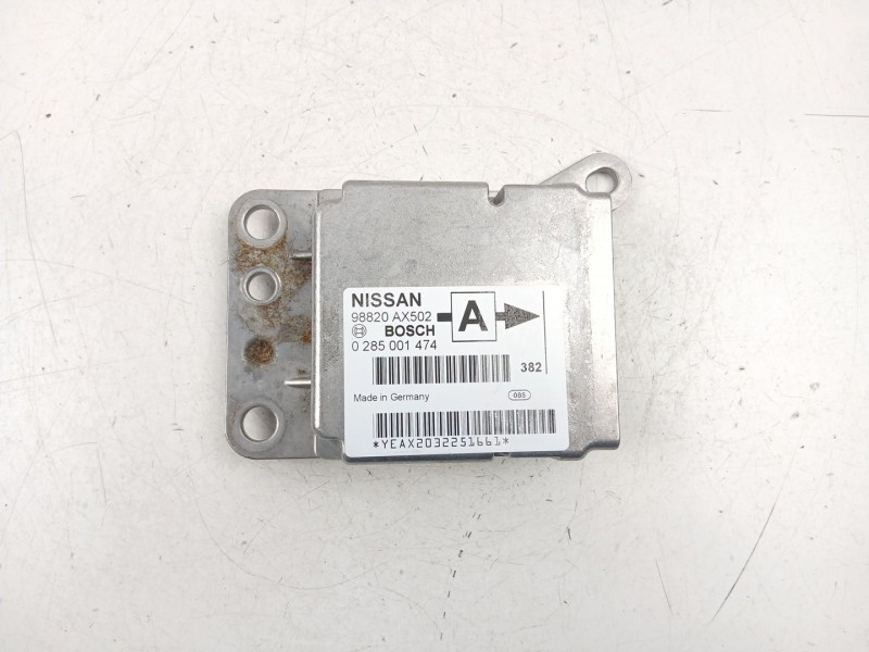 Recambio de centralita airbag para nissan micra 1.2 g referencia OEM IAM 98820AX502  0285001474