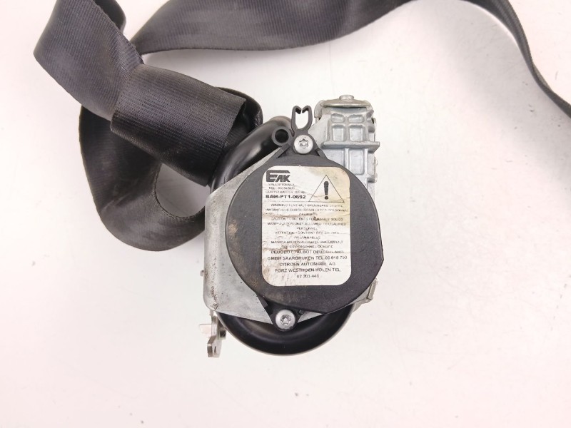 Recambio de cinturon seguridad delantero izquierdo para citroën c4 1.6 dhy -9hx referencia OEM IAM 96527697XX  